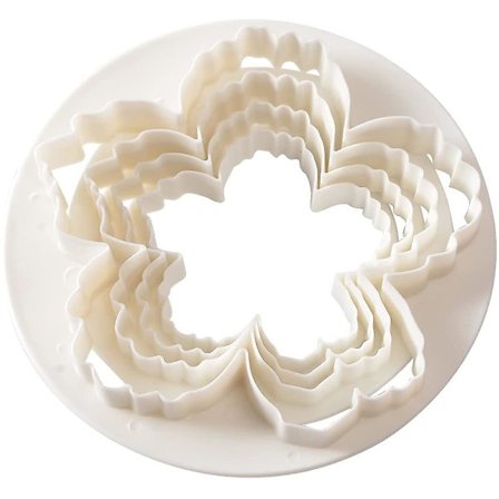 Större Pionblad Blomutstickare, Set med 4 Gum Paste Blommor Tårtdekoration Utstickare Fondantform Sockerverktyg
