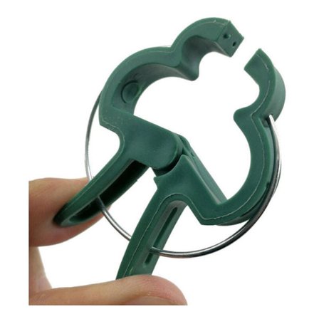 Växtstöd för trädgård, stöd för mjuka växter och blommor 4,5x6cm 20 st