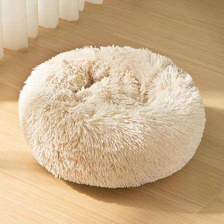 Kattesand rund kæledyrs plys rund hule hundeseng kæledyr kattesand