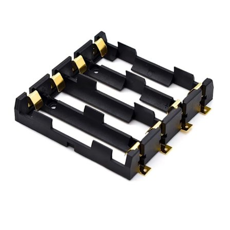 18650 batterikasseholder DIY 3 spor /4 spor 3,7V batterioppbevaringsboks med pinner