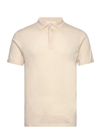Bs Ernst Regular Fit Polo Shirt Cream Bruun & Stengade
