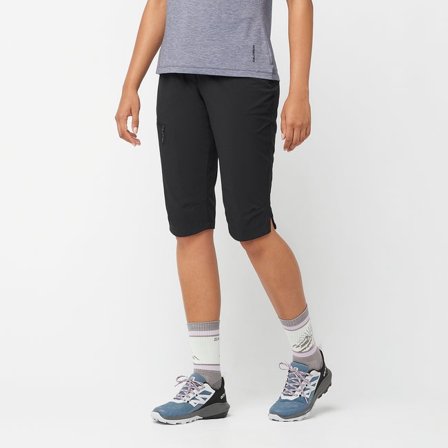 Salomon - 3/4-Hose Damen Wayfarer Capri - Deep Black