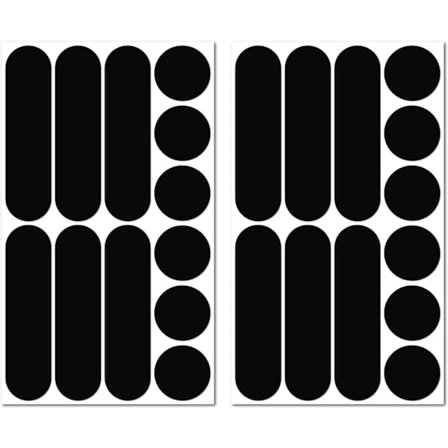 24 Heijastavaa Tarraa, Retroheijastavat Tarrat, Heijastavat Tarrat Sopivat Polkupyörän Moottoripyöräkypäriin Skootteritarvikkeisiin, Korkea Yönäkyvyys