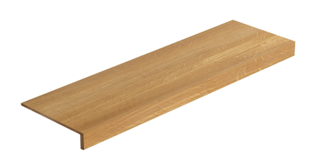 Lundbergs 80960 Porrasaskelma tammi, lakattu, 1000x294x8 mm, Portaat & kaiteet