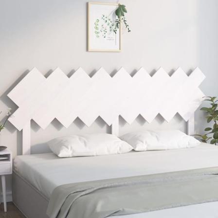 Vidaxl Sänggavel Vit 178x3x80,5 Cm Massiv Furu Vit