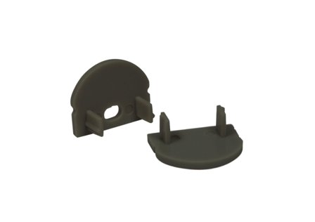 SYNERGY U-Profil zub ALU002-RL Endkappe schwarz