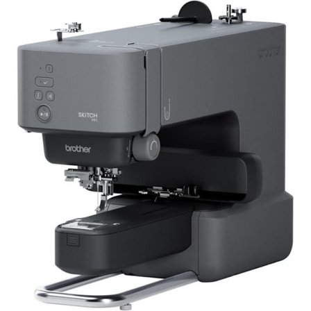 Automaattinen brodeerauskone - Brother - Skitch PP1 - Harmaa - Magneettikehys 100x100 mm - Artspira-sovellus