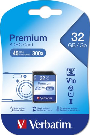 Verbatim flashminnekort - 32 GB - SDHC