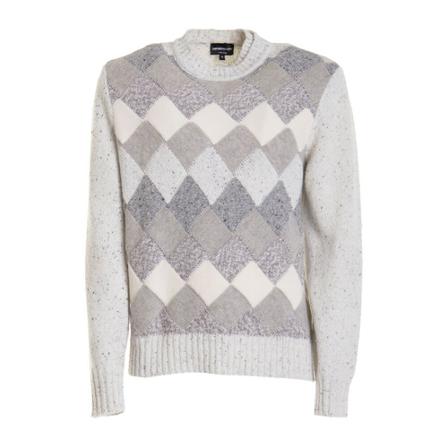 Emporio Armani, Knitwear Grijs, Heren, Maat:S