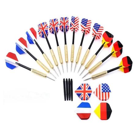 12 kpl 18g Dartteja Darttien Heitto Dartteja Messinki Multicolor multif rg