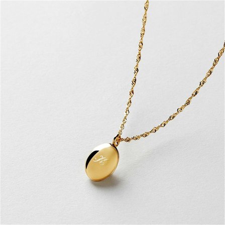Locket Necklace Engraving
