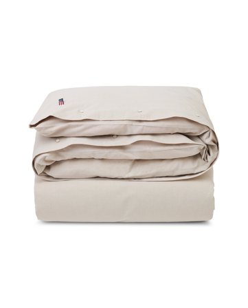 Lexington Icons pinpoint cotton duvet beige