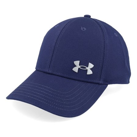 Under Armour - Blå adjustable Keps - M Sportstyle Metal Midnight Navy Adjustable @ Hatstore