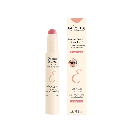 Embryolisse Color Balm 3-In-1 Stick Läppstift Dam Rosa 2,5 G
