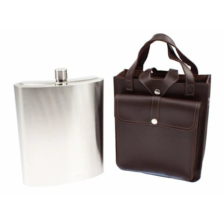 Lommelærke med lædertaske 1,36 liter