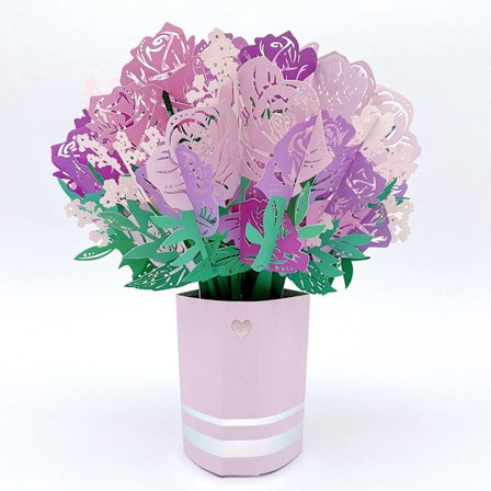 Pop Up -kukkakimppu paperikukat 03 03