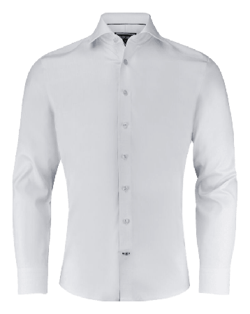 J.Harvest & Frost Bb60 Twill Never Iron Regular Skjortor Herr Vit S 37/38