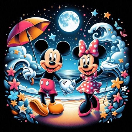 Barnrum Micky Mouse Affisch A4