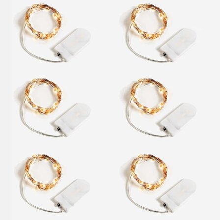 2m Paristolamput Paristoilla | Kuparilanka Valoisa 20 Mini Led