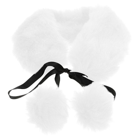 Plysj Skjerf 1 stk. Hvitt Vinterskjerf for bruk med Varig Vintervarme Jente Halsplagg