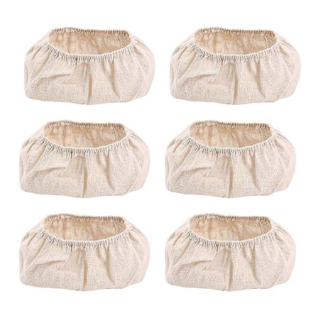 6 stk. Oval Form Brød Hævekurv Betræk Naturlig Rotting Bagdej Sourdough Hævekurv Stof Foring_Specielle gaver