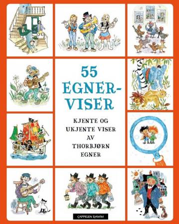 55 Egner-viser - Bok av Thorbjørn Egner - Hardback