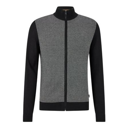 Hugo Boss Zip-throughs , Zwart , Heren , Maat: 3XL Hoodies & sweatvesten