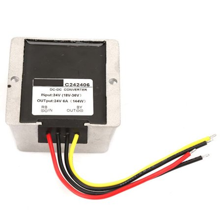 18V til 36V 24V Auto Step Up Down Converter Boost Buck Spenningsregulatormodul 6A