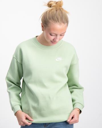 Nike G NSW CLUB FLC OVRSZD CREW LBR Grün Pullover Mädchen - Kidsbrandstore