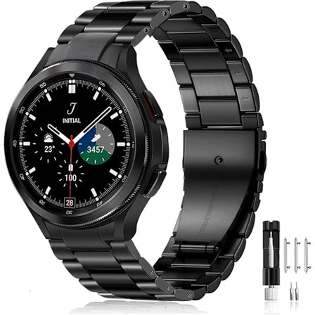Galaxy Watch 6/4 Classic Armband 47mm 46mm 43mm 42mm, Utan Glipa Galaxy Watch 5 Pro 45mm/Galaxy Watch 7 FE 6 5 4 Armband 44/40mm, Glipfri Business 