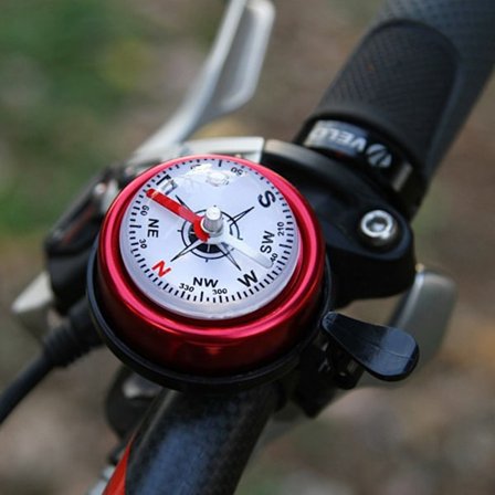 MTB Sykkel Kompass Klokke Terrengsykkel Sykling Styre Ring Alarm Ring Ned Horn Klokke Tilbehør