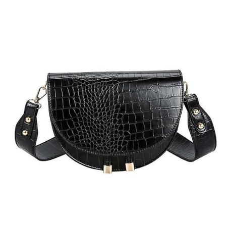 Mode Kvinnor Crossbody Bag Sadelväskor Mjukt läder Shoulder Ba