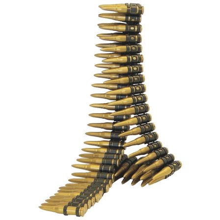 Patronbälte Militäraccessoar 150cm - Partyninja.se