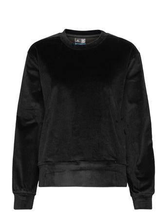 Ribbed Velour Crew Sweat Sweat-shirt Genser Svart O'neill