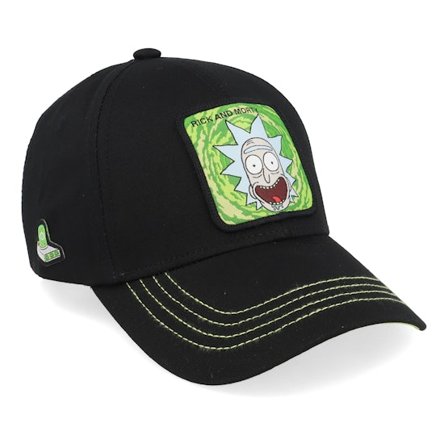 Capslab - Zwart adjustable Cap - Rick & Morty Rick Black 1 Adjustable @ Hatstore