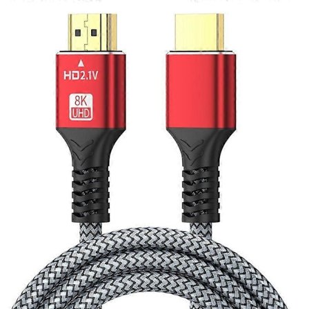 2025 Siste Modell eARC HDMI-kabel 8K, HDMI til HDMI-kabel for PS4 (48Gbps,