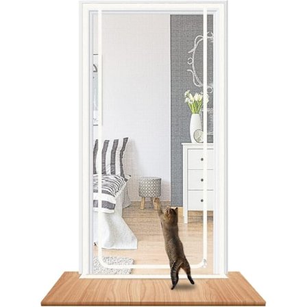 Dør Passer Dørstørrelse 90cm X 210cm, Tykkere Robust Pet Skærmbord Til Hunde Katte Myg, Velegnet Til Stue, Soveværelse, Køkken, Terrasse, Cor