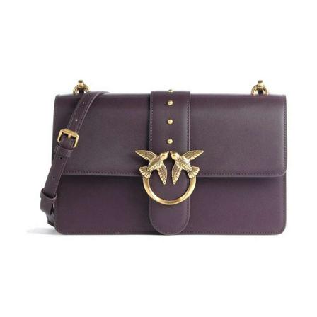 Pinko, Shoulder Bags Fioletowy, Kobieta, Rozmiar: ONE Size
