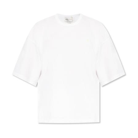 Forte Forte Logo T-shirt , Wit , Dames , Maat: L