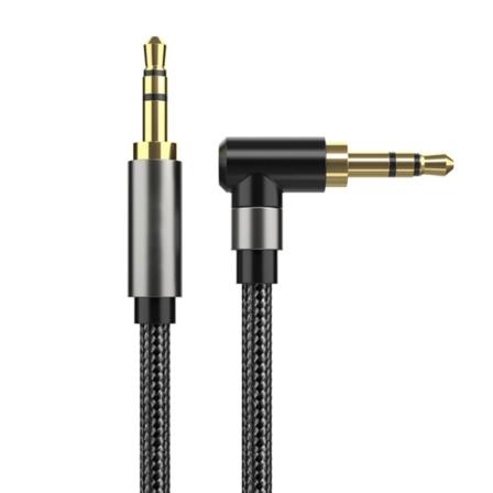 Audiokabelpar optagelinje SORT Black