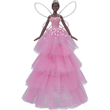 Gisela Graham Vakker Rosa Fe-Juletrtopp