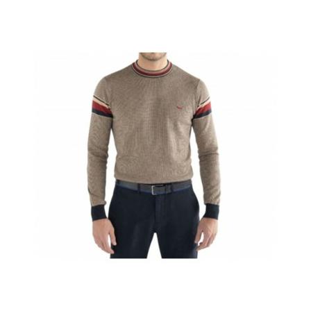 Harmont & Blaine, Round-neck Knitwear Beige, Heren, Maat:M