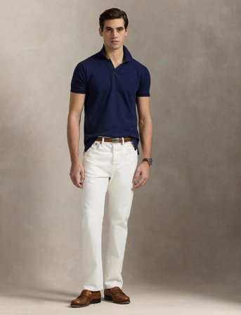 Polo Ralph Lauren Stretch Mesh-Ssl-Psh - Navy - XXL