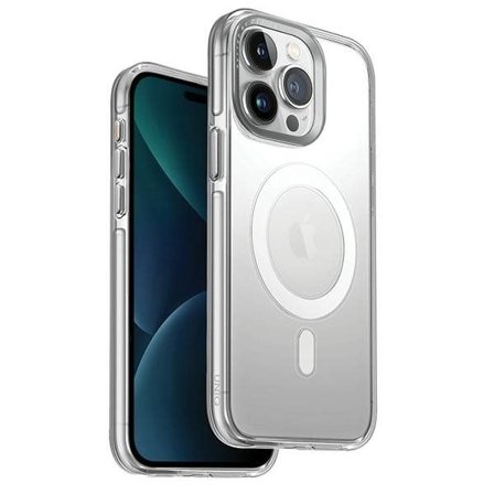 Uniq Calio Magclick -latauskotelo iPhone 15 Pro Max - läpinäkyvää