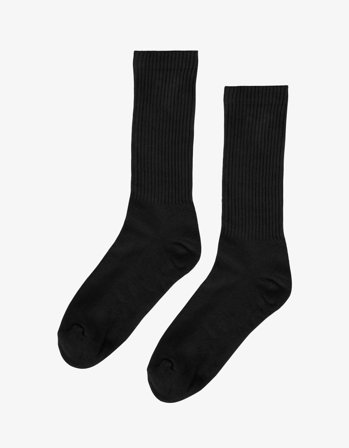 Organic Active Sock - Deep Black - 41-46