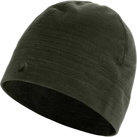 Fjällräven Men's Keb Fleece Hat in Deep Forest | Size: Large/XL, Wool/Polyester