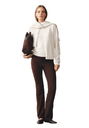 Å WOMAN Pull on-byxor LYDIA Byxor Brun L