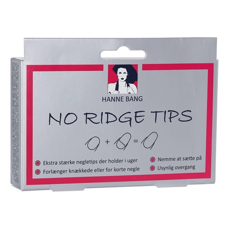 Hanne Bang No Ridge Tips 24 stk., Makeup, Kunstige Negle Og Tilbehør, Kunstige Negle