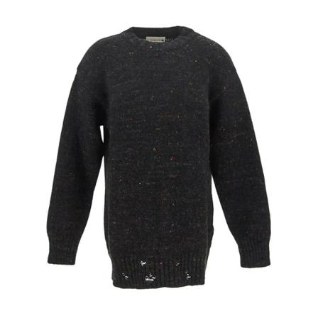 Laneus, Round-neck Knitwear Zwart, Heren, Maat:XL