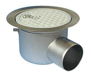 Purus Bigg 7102835 Gulvsluk 110 x 220 mm, sideutløp, Innendørsavløp